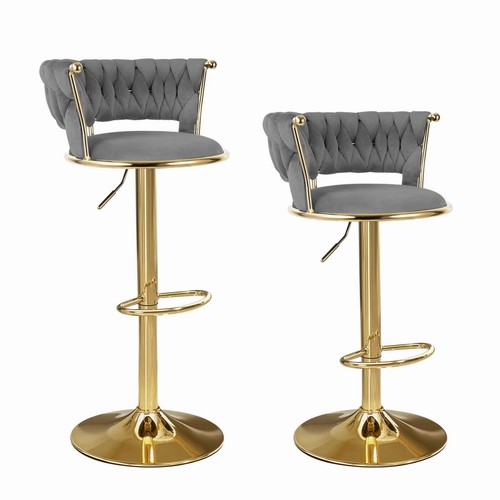Set grey velvet bar - set,
