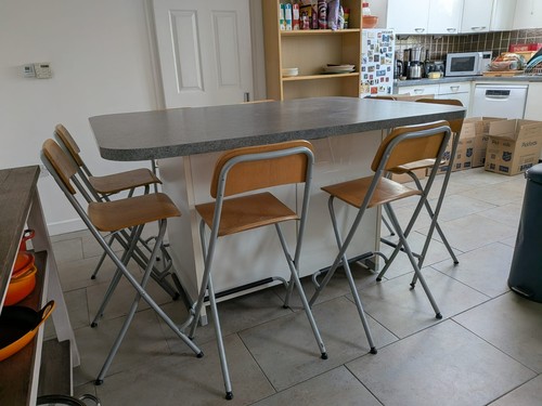 Kitchen island with storage