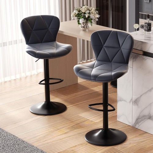 Faux leather bar stools - faux,