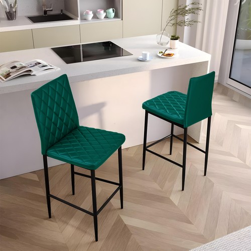 Set bar stools pu leather - set,