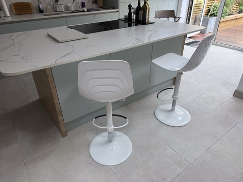 Pair designer island - of, bar