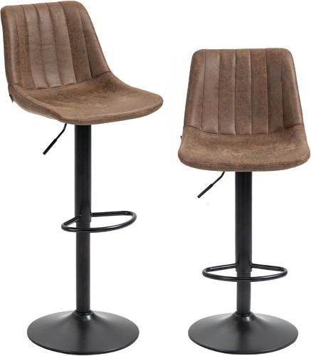 Bar stools set swivel - 2,