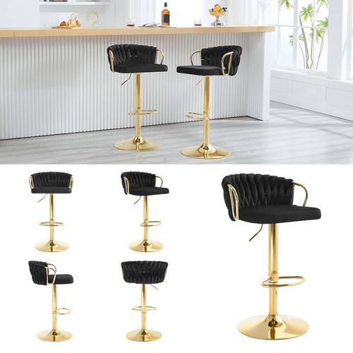 4pcs velvet bar stools - 1/2/4pcs,