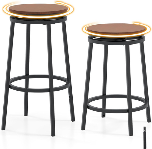 Swivel bar stools set 2 - swivel, of