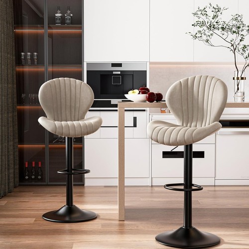 Set fabric bar stools - of,