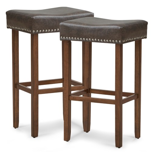 Set leather upholstered - 2,
