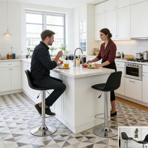 2pc black bar stools height - stools,,
